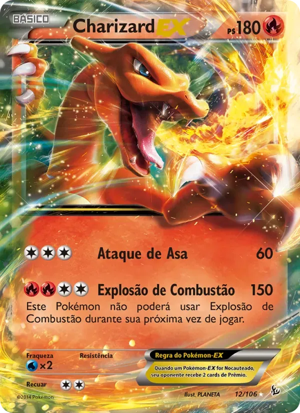Charizard EX 12/106 Flash de Fogo