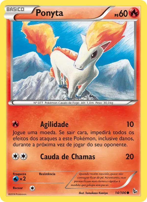 Ponyta 14/106 Flash de Fogo