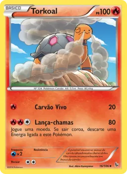 Torkoal 16 Flash de Fogo