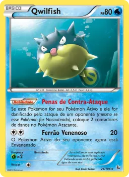 Qwilfish 21 Flash de Fogo