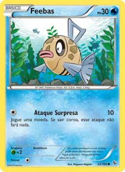 Feebas 22 Flash de Fogo