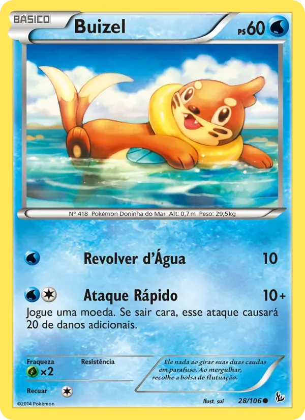 Buizel 28/106 Flash de Fogo