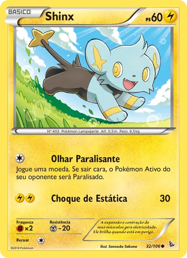 Shinx 32/106 Flash de Fogo