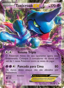 Toxicroak EX 41 Flash de Fogo