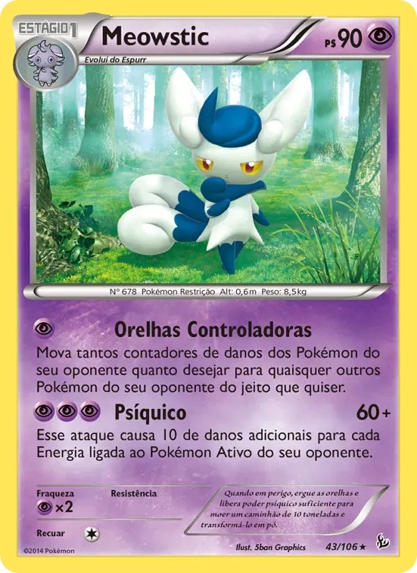 Meowstic 43/106 Flash de Fogo