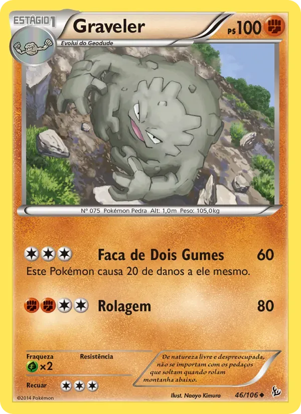 Graveler 46/106 Flash de Fogo