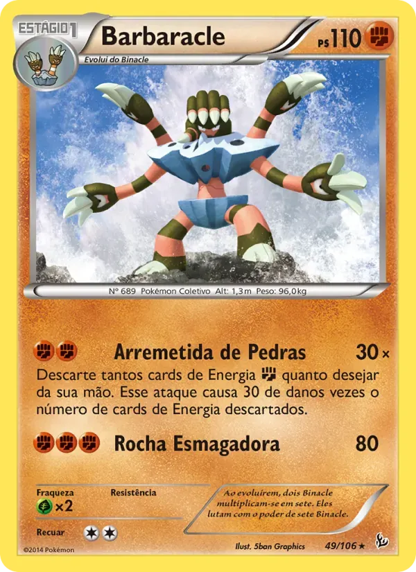 Barbaracle 49/106 Flash de Fogo