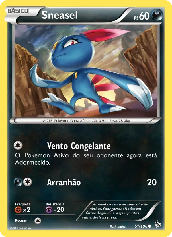 Sneasel 51/106 Flash de Fogo