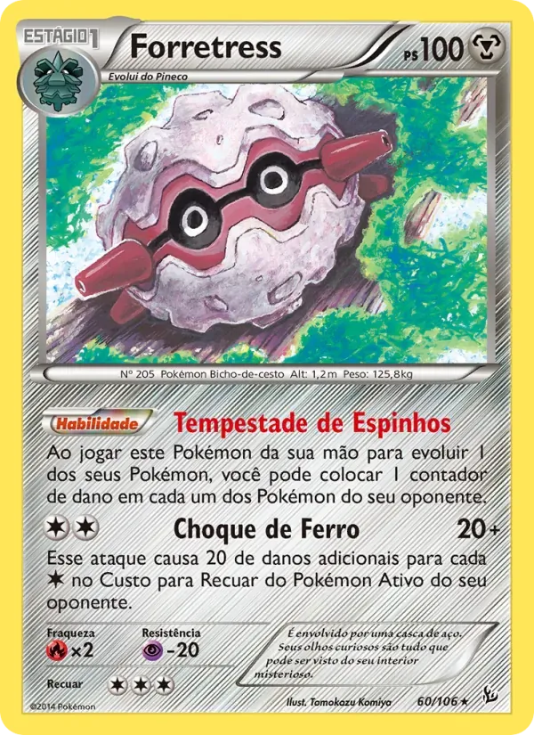 Forretress 60/106 Flash de Fogo
