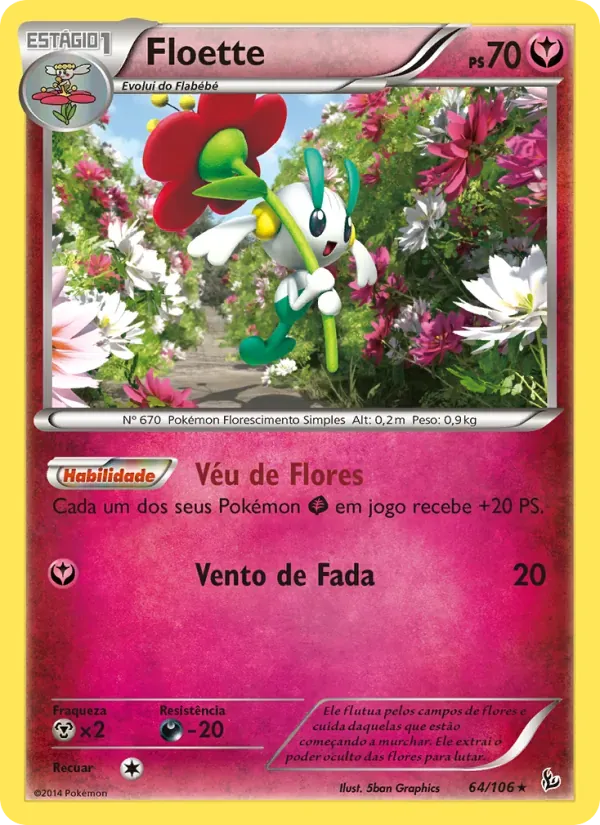 Floette 64/106 Flash de Fogo