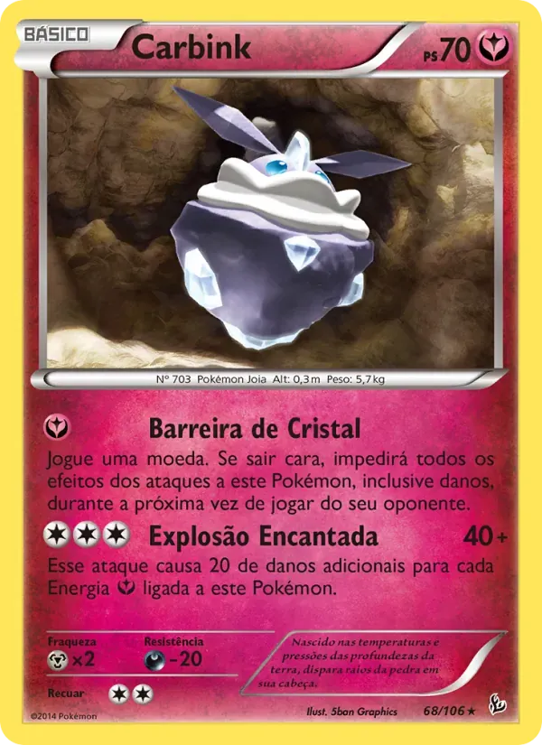 Carbink 68/106 Flash de Fogo