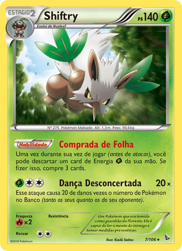 Shiftry 7/106 Flash de Fogo