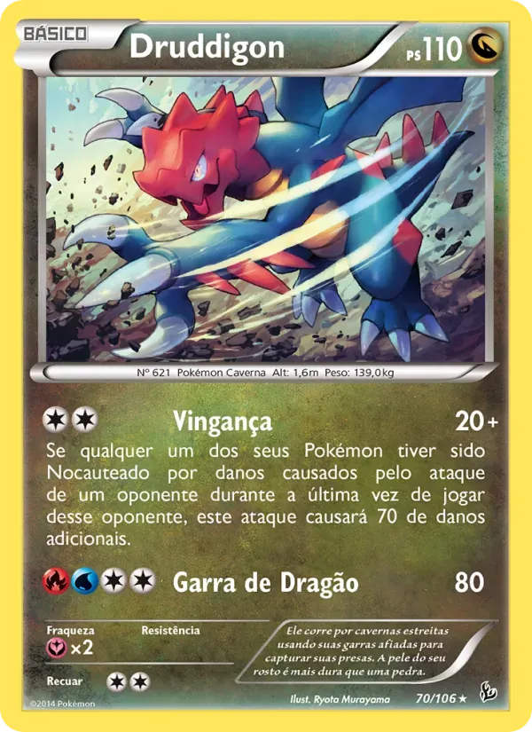 Druddigon 70/106 Flash de Fogo