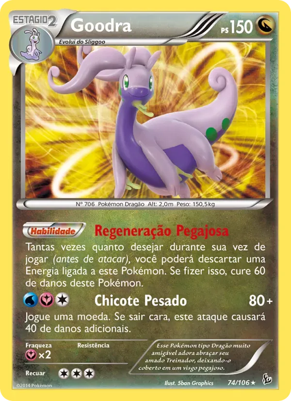 Goodra 74/106 Flash de Fogo