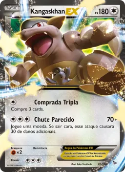 Kangaskhan EX 78 Flash de Fogo