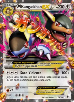 M-Kangaskhan EX 79 Flash de Fogo