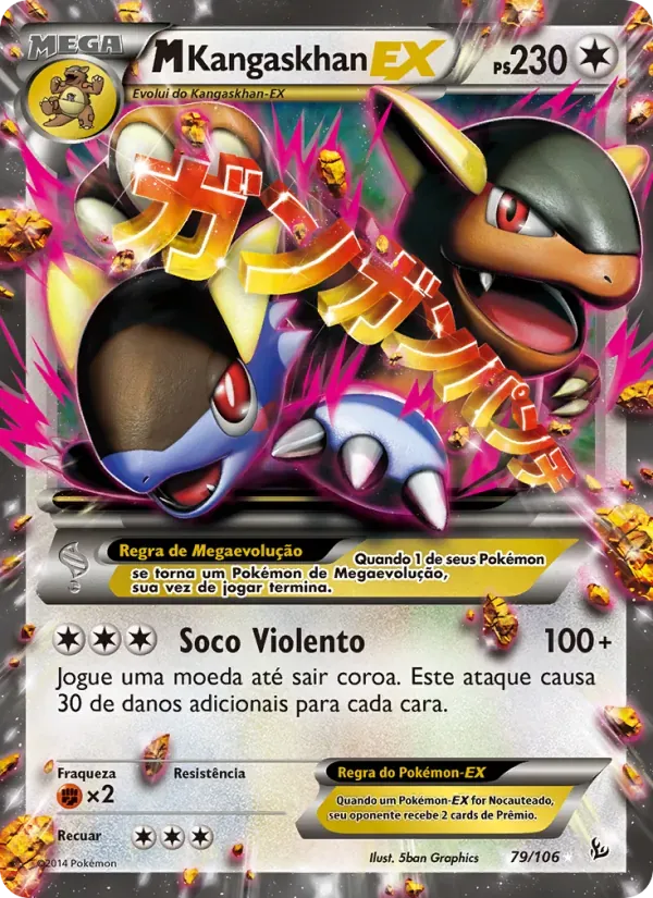 M-Kangaskhan EX 79/106 Flash de Fogo