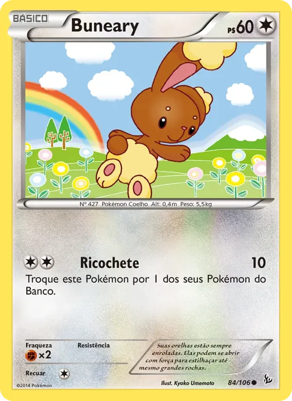 Buneary 84/106 Flash de Fogo