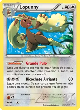Lopunny 85 Flash de Fogo