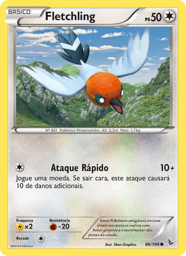 Fletchling 86/106 Flash de Fogo