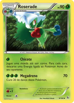 Roserade 9 Flash de Fogo