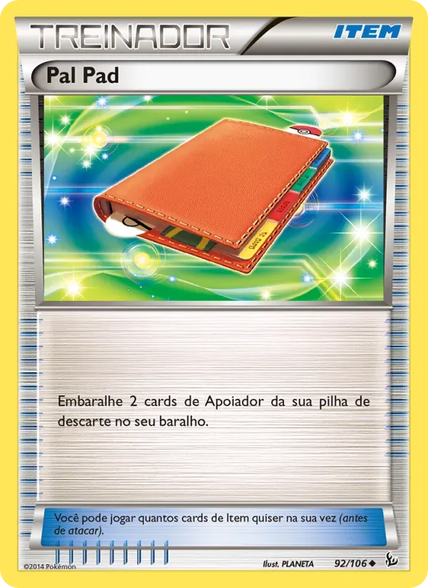Pal Pad 92/106 Flash de Fogo