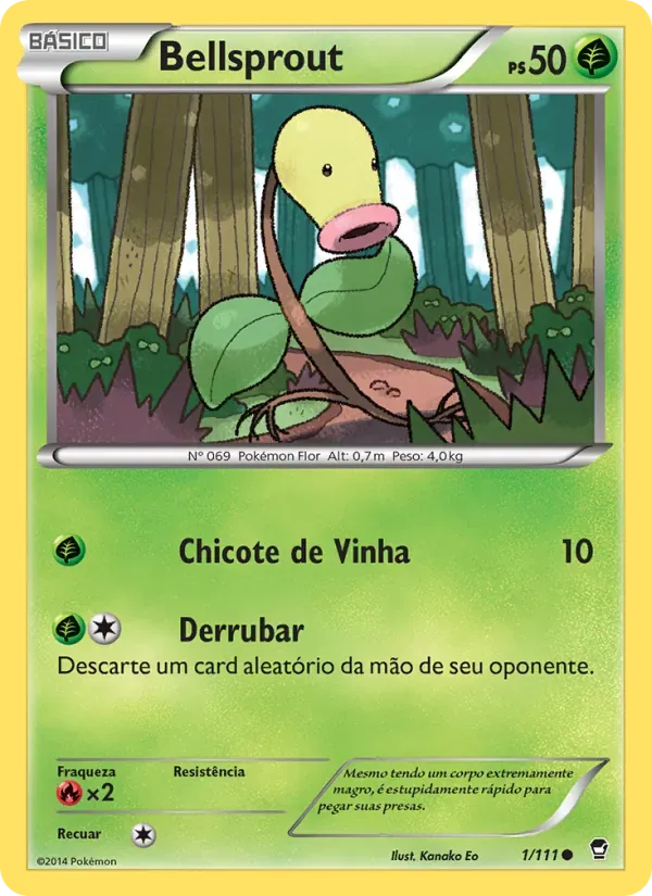 Bellsprout 1/111 Punhos Furiosos