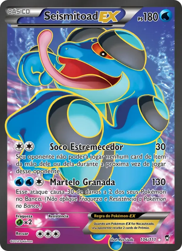 Seismitoad EX 106/111 Punhos Furiosos