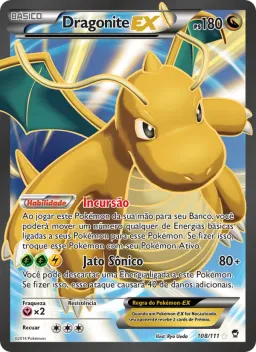 Dragonite EX 108 Punhos Furiosos