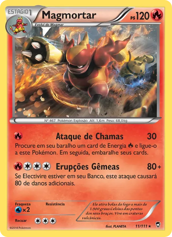Magmortar 11/111 Punhos Furiosos