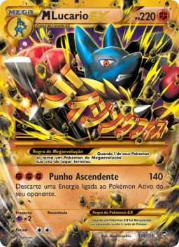 M-Lucario EX 113 Punhos Furiosos