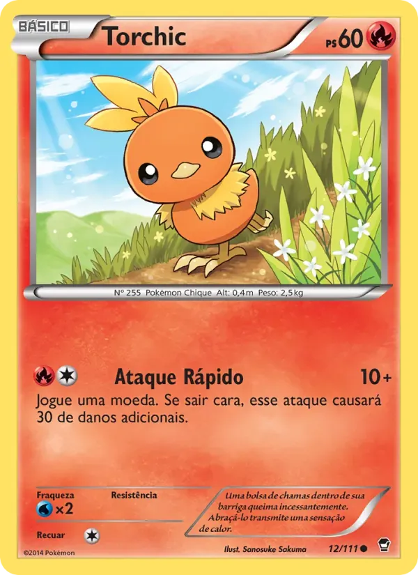 Torchic 12/111 Punhos Furiosos