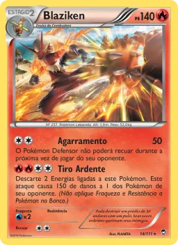 Blaziken 14 Punhos Furiosos
