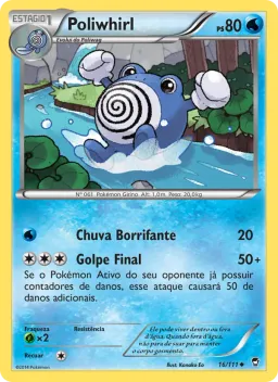 Poliwhirl 16 Punhos Furiosos