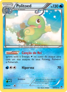 Politoed 18 Punhos Furiosos