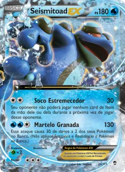 Seismitoad EX 20 Punhos Furiosos