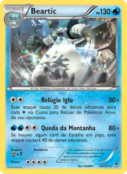 Beartic 22 Punhos Furiosos