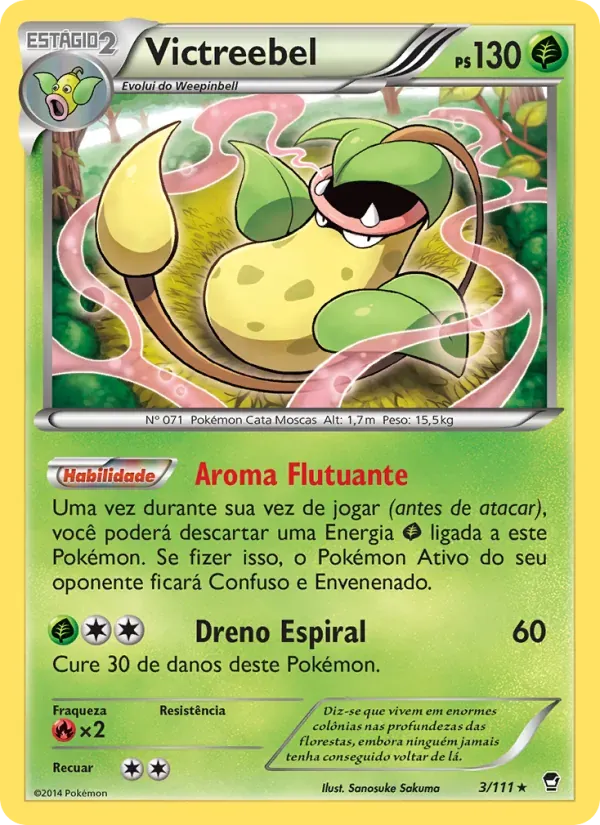 Victreebel 3/111 Punhos Furiosos