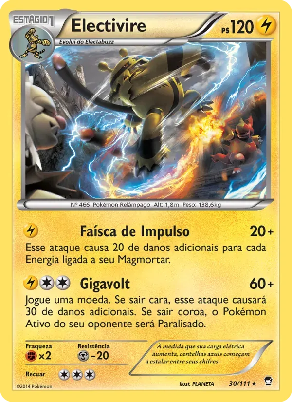 Electivire 30/111 Punhos Furiosos