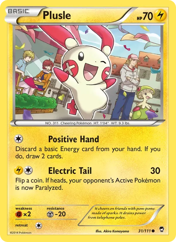Plusle 31/111 Punhos Furiosos