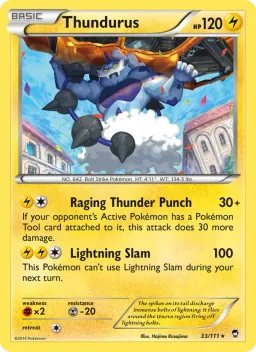 Thundurus 33 Punhos Furiosos