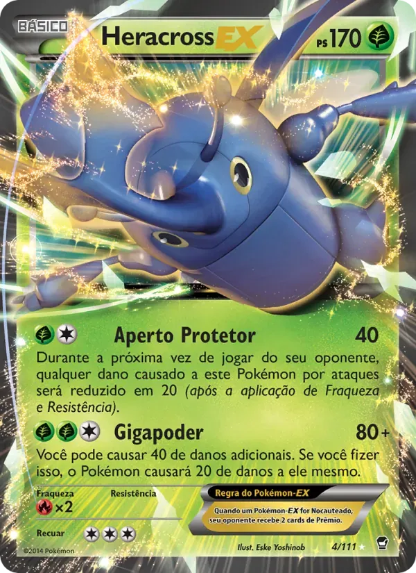 Heracross EX 4/111 Punhos Furiosos