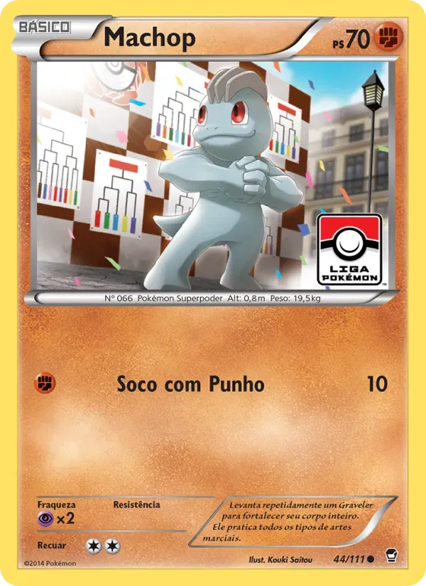 Machop 44/111 Punhos Furiosos