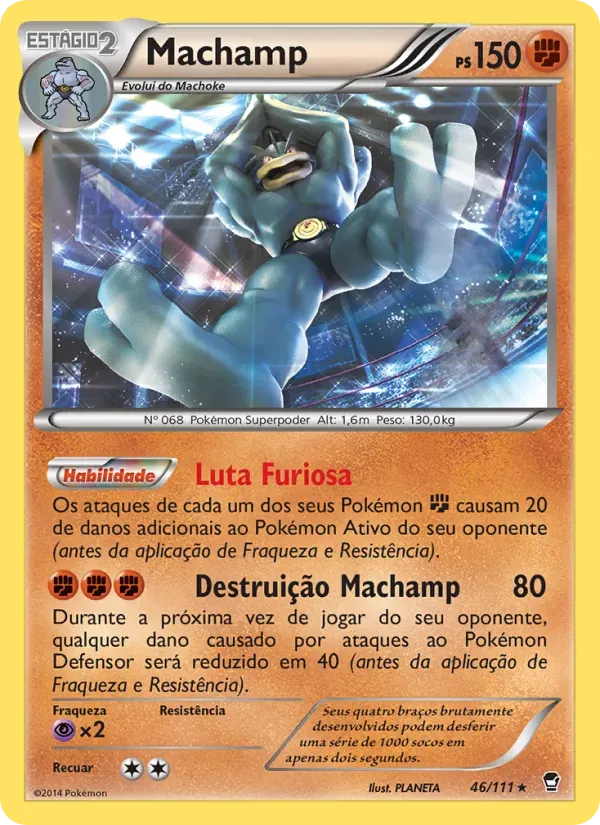 Machamp 46/111 Punhos Furiosos