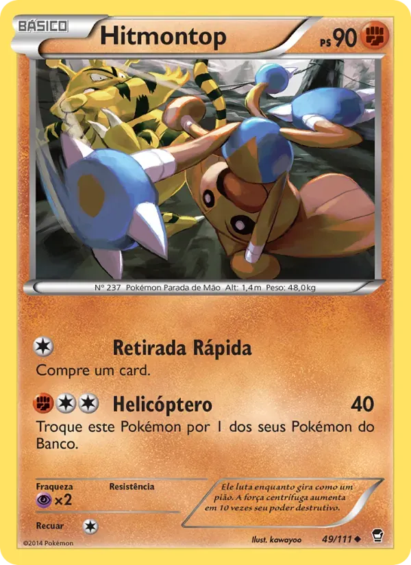Hitmontop 49/111 Punhos Furiosos
