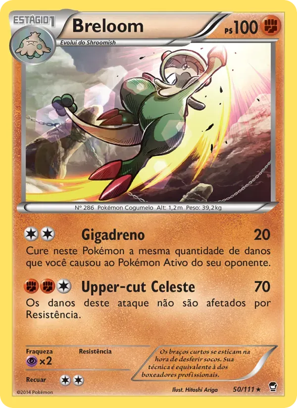 Breloom 50/111 Punhos Furiosos