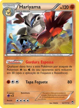 Hariyama 52 Punhos Furiosos