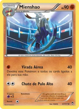Mienshao 57 Punhos Furiosos