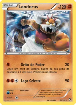 Landorus 58 Punhos Furiosos