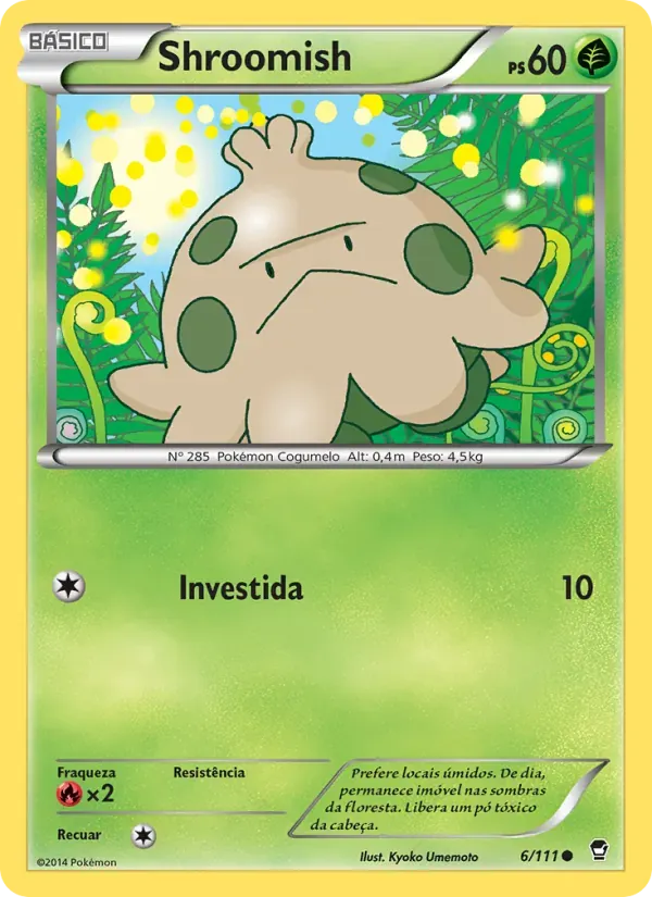 Shroomish 6/111 Punhos Furiosos